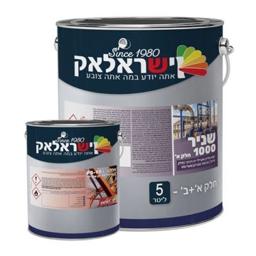 תמונה של שניר 1000 שקוף לגיוון מבריק חלק א+ב גלון 5 ליטר