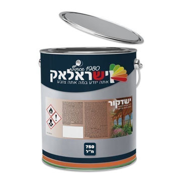 תמונה של ישדקור שקוף לגוון מט 0.75 ליטר