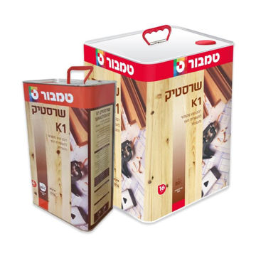 תמונה של דבק מגע צהוב שרסטיק טמבור