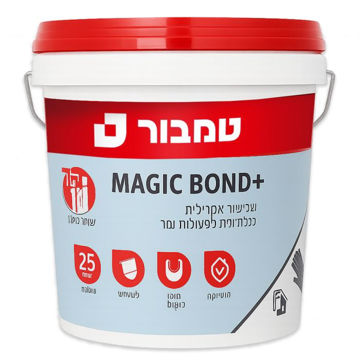 תמונה של שפכטל לקירות-מגיק בונד+ טמבור פח 25 ק"ג
